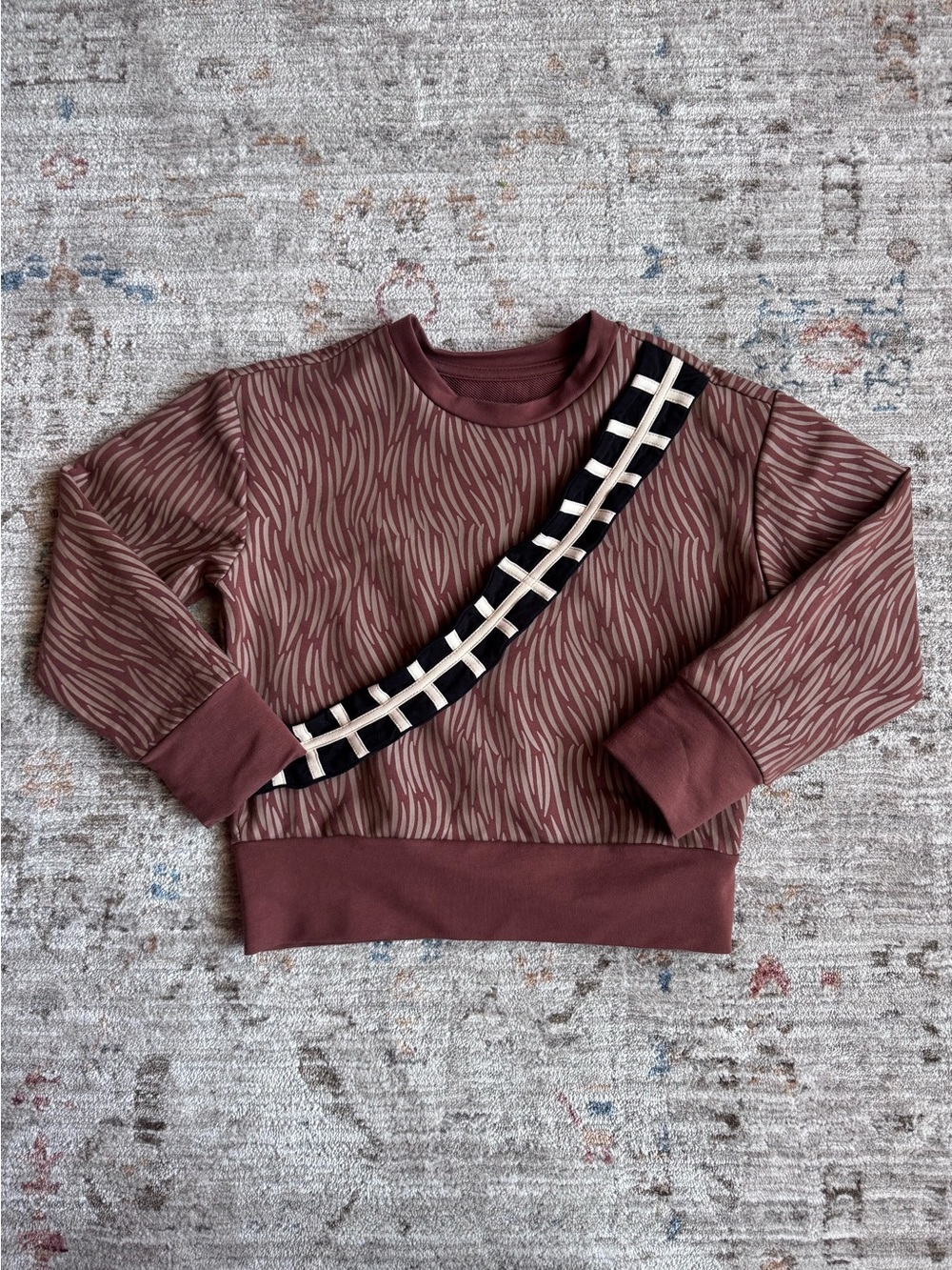 Taylor Joelle Star Wars Chewbacca inspired crew neck long sleeve